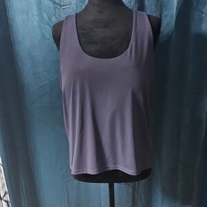 Soma Gray Racerback Bra Tank Top